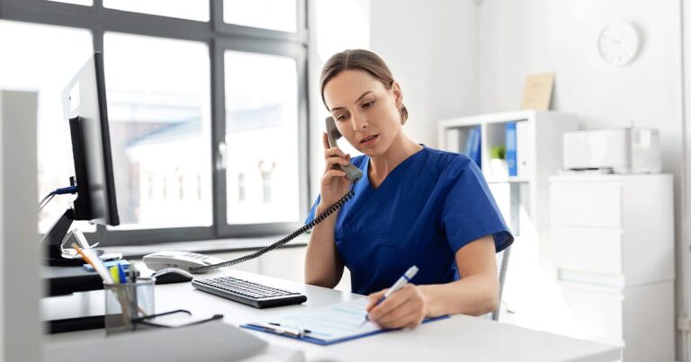 Healthcare professional providing information about abortion procedures and pregnancy options