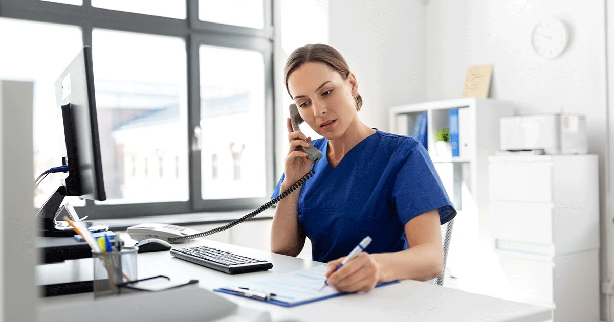 Healthcare professional providing information about abortion procedures and pregnancy options